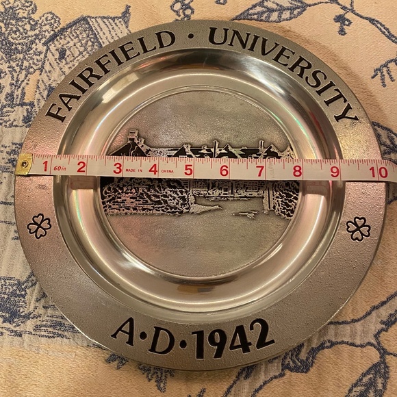 Fairfield University Pewtarex Commemorative Plate - Picture 9 of 15